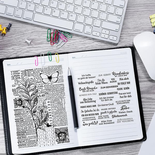 Engelske Sætninger Silikone Klar Segl Stempel DIY Scrapbooking Emb