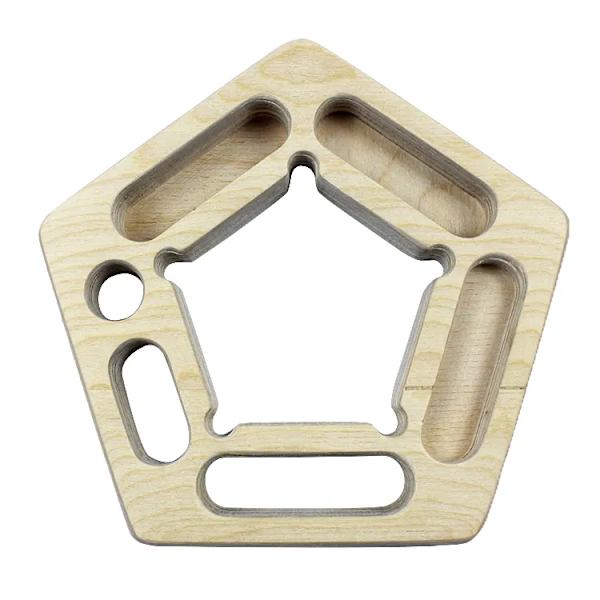 Hangboard Klippklättring Grepp Fingerstyrka för Pull-up Grepp Armträning Inomhus och Utomhus Dubbelsidig Halksäker Bärbar