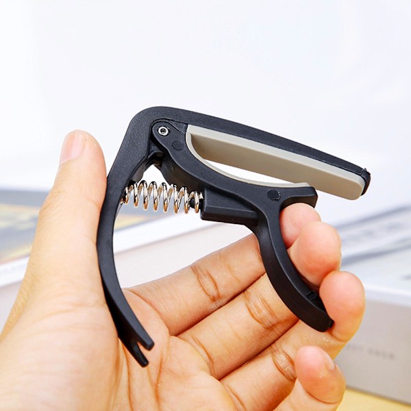 Nylon Stål Glidande Capo 4 Strängar 6 Strängar Akustisk Gitarr För