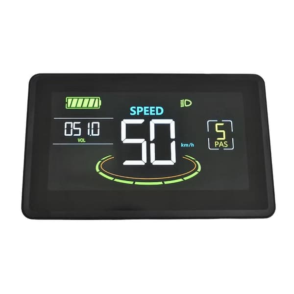 H6c Elektrisk Sykkel LCD Display Meter 24v-60v E Scooter LCD Panel
