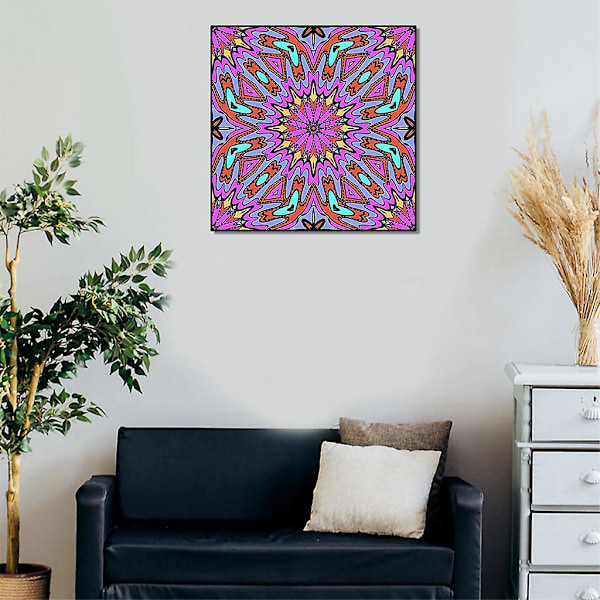 6 kpl DIY 5D Mandala timanttimaalaussarjat täysi pora Reinille