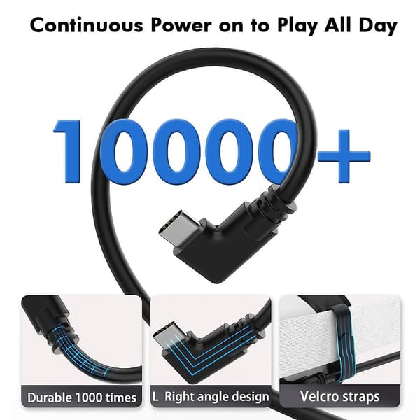 Link Kabel Dataoverføring Ladekabel For Quest 2/pico4/neo3/ Q