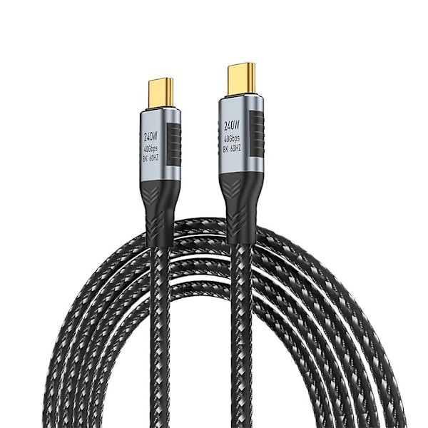 40 Gbps USB4.0 Type-C til Type-C Lynrask Lading 240W 5V Qui
