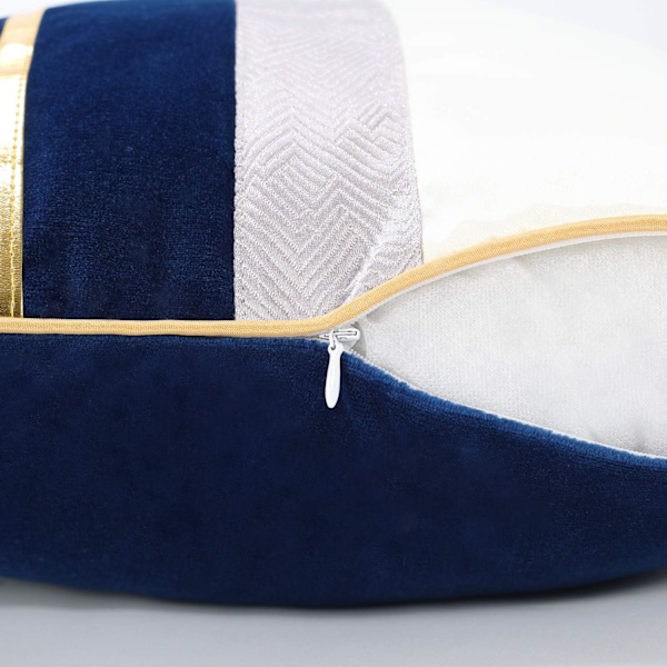 Grå Velvet Putetrekk 45x45cm Dekorativt Putetrekk for Sofa Stue Sett med 2 Azul 45cm*45cm
