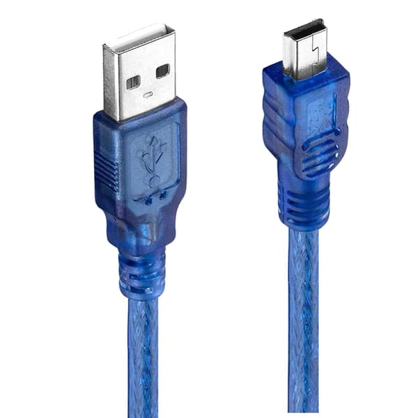 Usb 2.0 til Mini Usb (Trapezformet For T-port) Adapter Konverter C