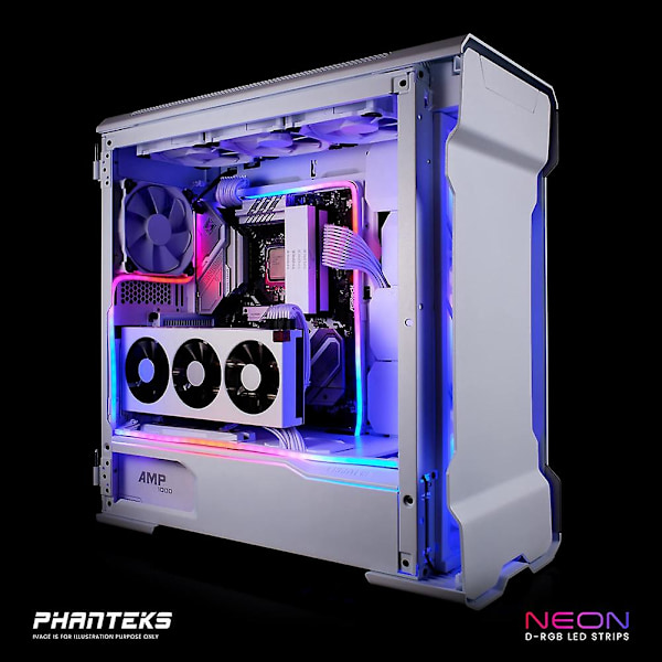 M5 RGB Neon Chassiljusremsa ARGB Datorchassidekoration Le