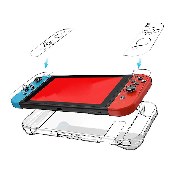 Skyddsfodral Skal Skydd för Switch Genomskinligt Skinn
