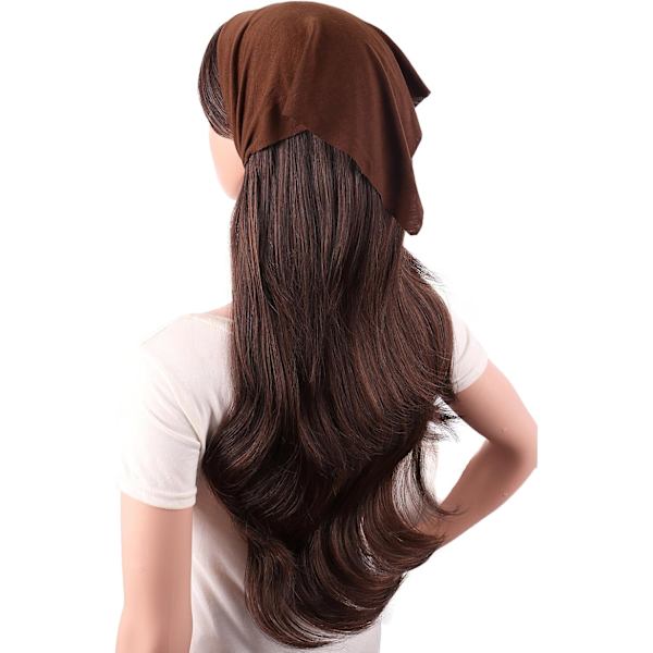 13 tum 6 stycken mjuka elastiska triangelformade halkdukar med halkband (mörk kaffe/mörkgrön/grå/brun/blå/svart)