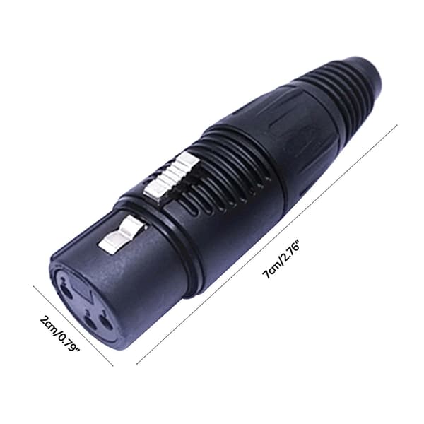 Xlr 3 Pin Han/hun Audio Mikrofon Stik Til Eleectr