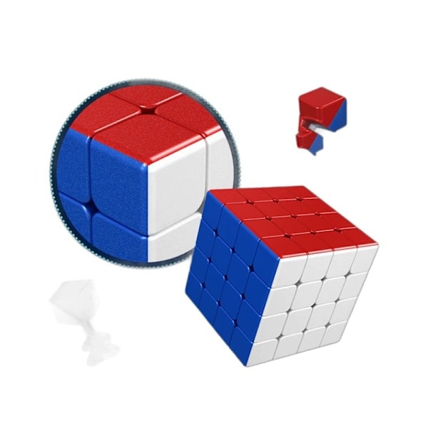Magneettimateriaali, perusopetuslelut, sopivat kaikenikäisille pelaajille, neljännen asteen Rubikin kuutio 4. asteen Rubikin kuutio 4th-order Rubik's Cube