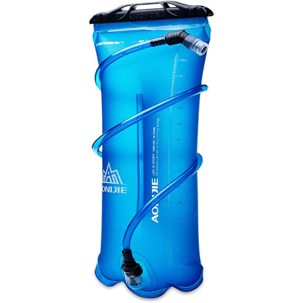 1.5/2/3L Portabel Vattenpåse för Vandring Camping Cykling Ryggsäck 1.5L