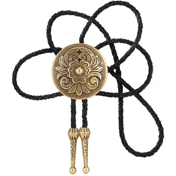 Fashion Western Cowboy Slips Lang Stjerne Texas Bolo Tie