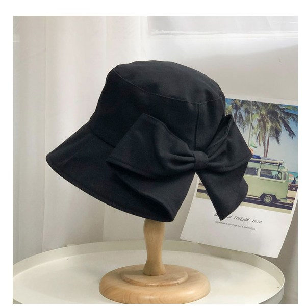 Båthatt Dame Storbrem Hatt Tidlig Vår Fiskerhatt Allsidig Hepburn Solhatt, Svart