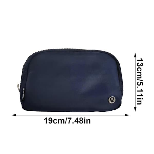 Lululemon Everywhere Bæltetaske Fanny Pack til Kvinder og Mænd Sort Black