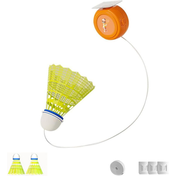 Självstudiebadmintonträningsutrustning Enskild badmintonträningsutrustning Badmintonreboundträning Bärbar badmintonträningsutrustning