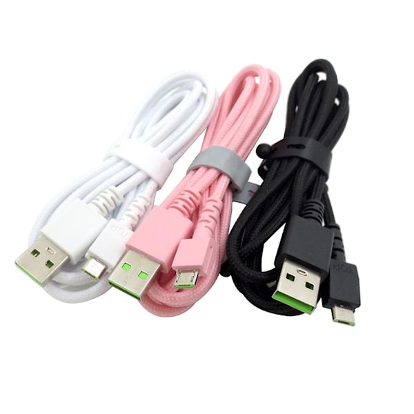 Universal Micro Usb-kabel til Naga Pro trådløs mus flettet Ch