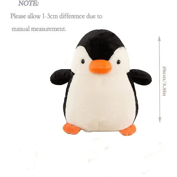 Heytea 28cm Pehmo Pingviinityyny, Pieni Pingviini Pehmolelu Lapsille
