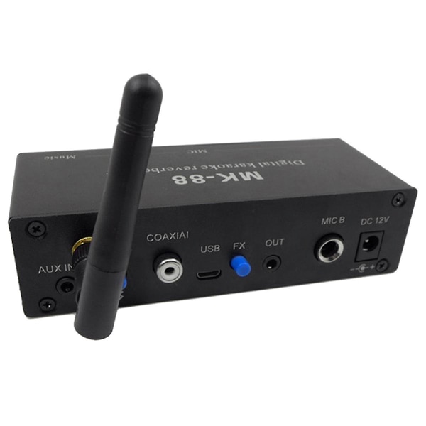 -88 6.5mm Mikrofon Reverb Effekt Bluetooth Koaxial Dekoder Ste