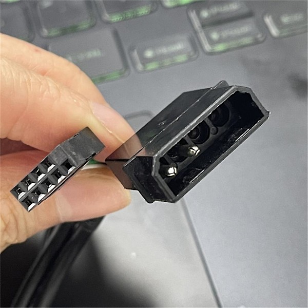 9-pin USB Splitter Moderkort USB 9-pin Gränssnitt Header Splitter