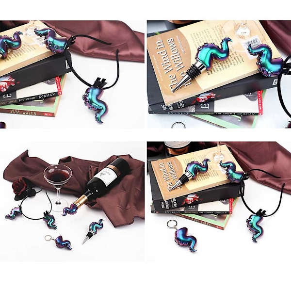 Multifunksjonell Silikon Resin Form Bleksprut Tentakler Formet For H