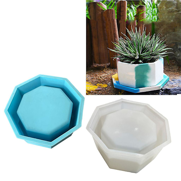 Epoxiform Skål Suckulent Blomkruka Silikonform Spegelharts