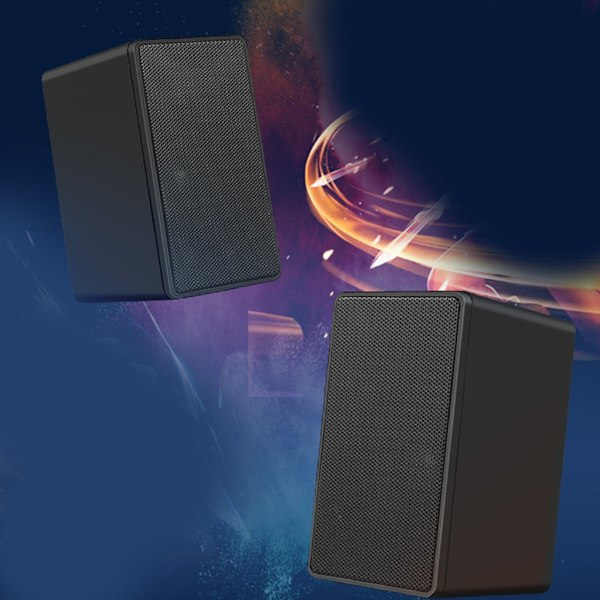 USB Trådbunden Högtalare Stereo Subwoofer Ljudlåda 3.5mm USB Ström Högtalare
