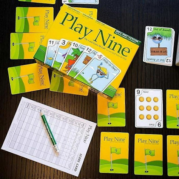 Play Nine - Korttipeli Golf - Ruotsalainen