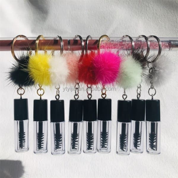 Ny populær mini mascara børste med puff bold