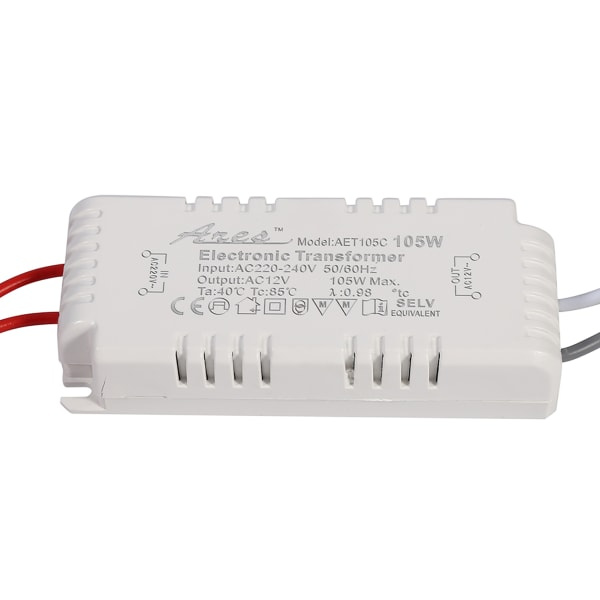220V-12V Halogenlampa Ljuskälla Drivrutin Elektronisk Transformator Spänningsomvandlare Ny
