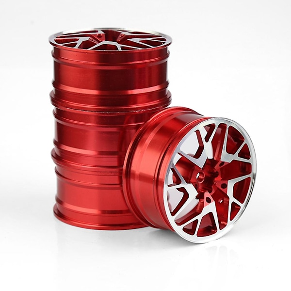 4kpl 1/10 On-road Drift -auton 52mm metallivanne Rc-auton pyörä Ri
