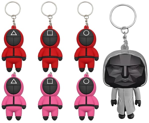 Squid Game Kostym / Maskerad - Cosplay Dräkt Röd