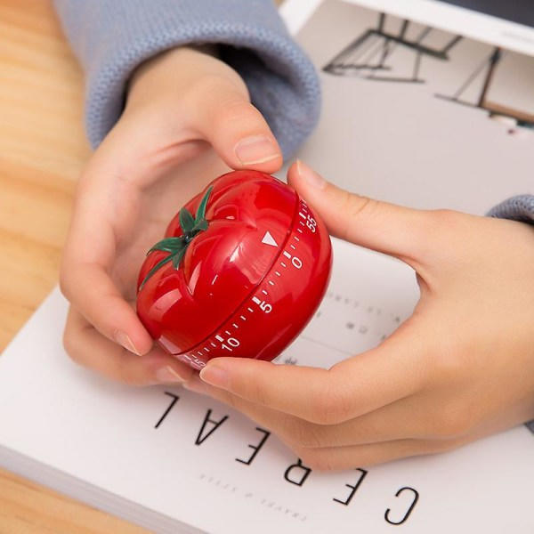 Køkkenur 1-60 Minutter, 360 Graders Madlavningsværktøj Mekanisk Nedtællings Pomodoro Timer,