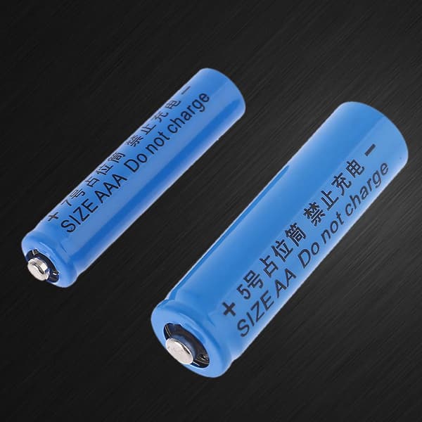 Falsk Batterioppsett For Skall Plassholder Sylinderleder Celle