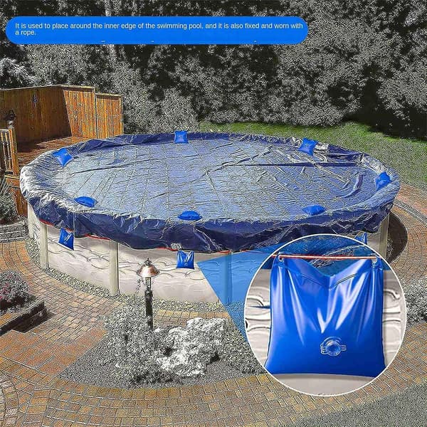 8-pack Väggpåsar för ovanjordspool, Kraftiga poolvattenpåsar