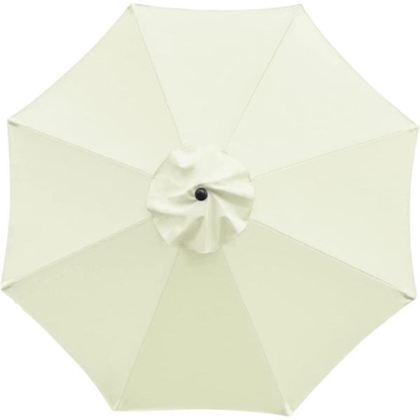 Cover för parasoll, 8 revben, 3 M, vattentätt, anti-uv, ersättningstyg