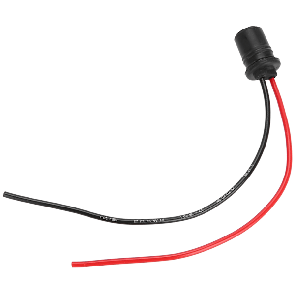 Svart kabelhärva sockel Förkopplad sockel för T10 LED-lampor Xenonlampa sockel 6