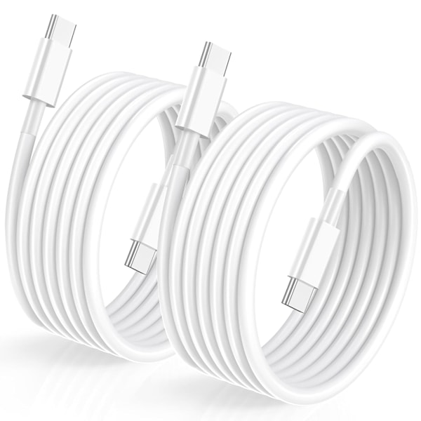 2-pakning 2m, USB C-kabel Hurtiglading USB Type C