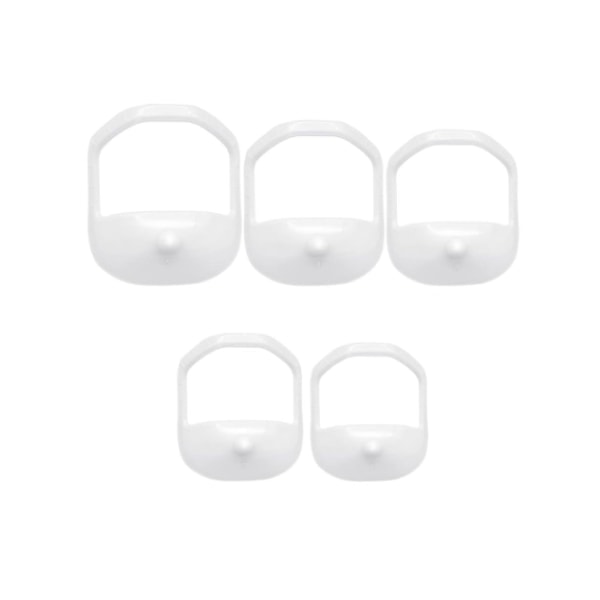 Skäggstyler Wasp Skäggvårdsverktyg Ansiktshår Styling Mall för Män Styling Design 5 Delar/Set vit white