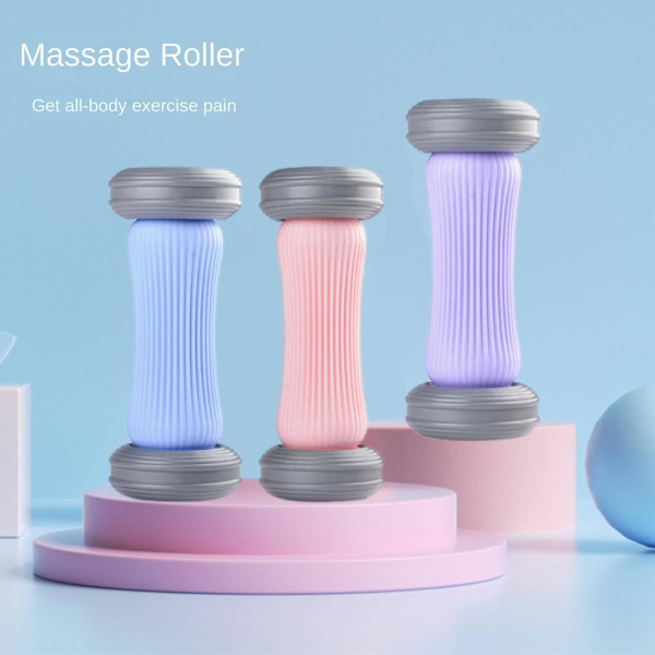 Magic Roller -hierontalaite käsille, jaloille ja jalkaterille - Paranna litteitä jalkoja, rullaava harjoituslaite, akupiste rentoutus, jalkaholvin meridiaanien puhdistaja (Pinkki) Pink