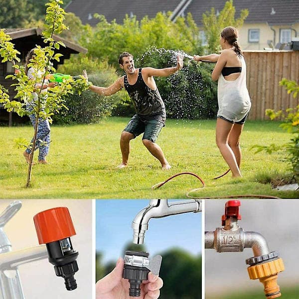 Trådløs kranadapter, britisk servantkranadapter, hageblomstervanning