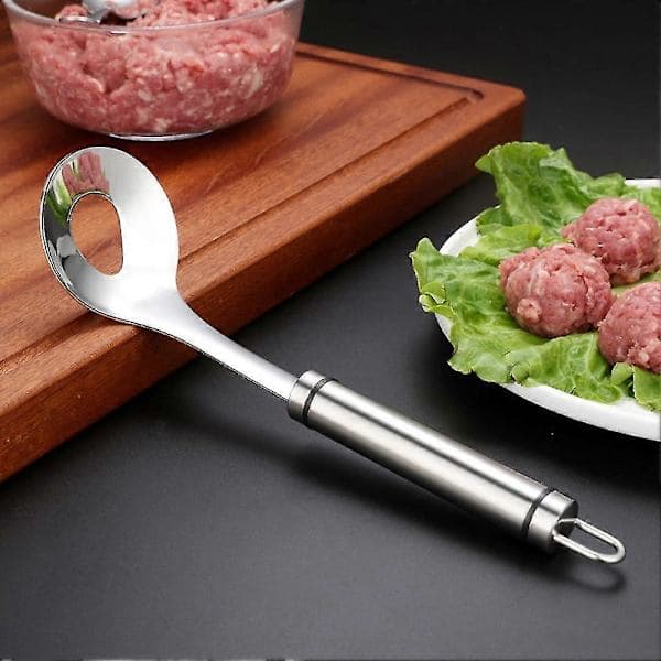 Køkkenredskaber til kødboller i rustfrit stål, tilbehør til bar, form, non-stick ske
