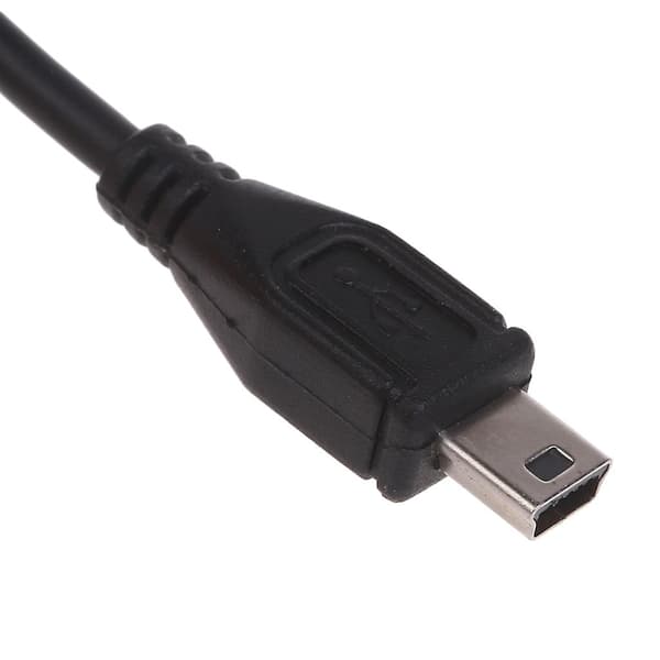 Mini USB Hann til Micro USB Hunn Ladekabel for Bilopptaker