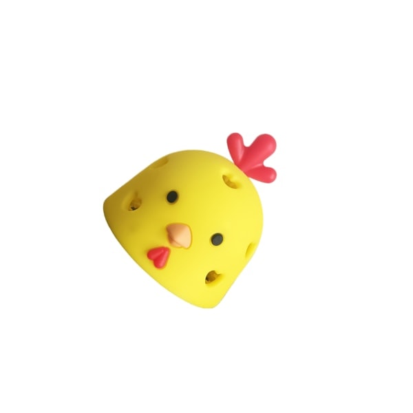 Eggebørste for enkel rengjøring av ferske egg, eggebørste gul yellow