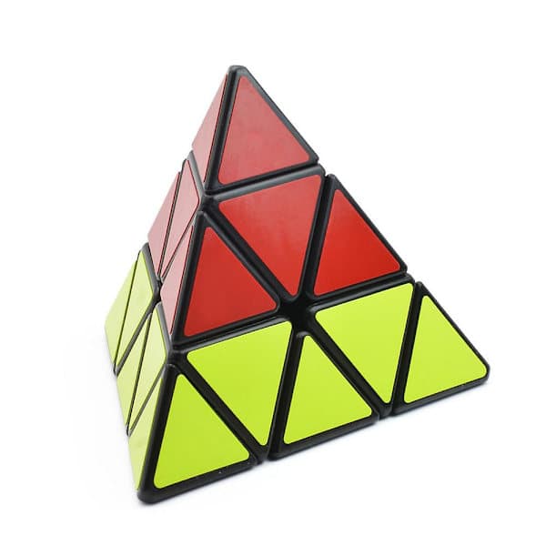 Pyramide Speed Cube, 3x3x3 Pyramide Speed Cube Trekant Cube Puzzle Magic Cube C