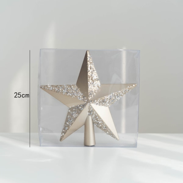 Champagne juletræskugler Sæt juletræspynt 25cm 25cm