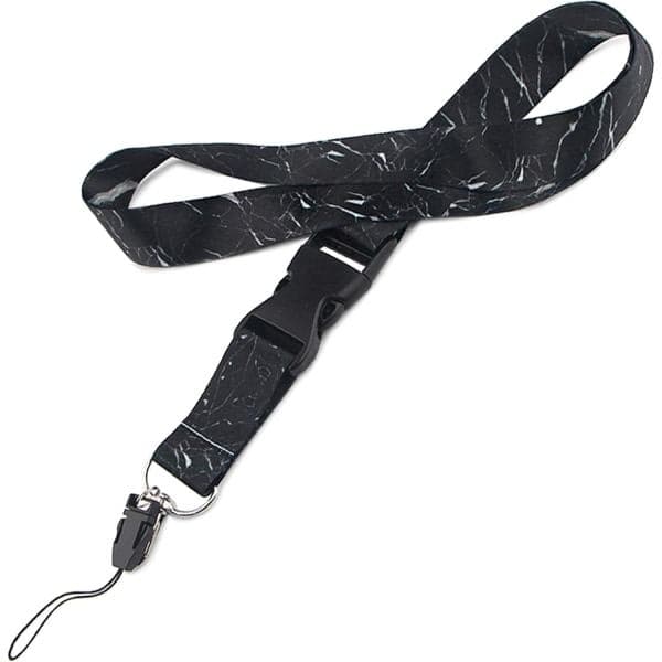 Lanyard - Nøgleholder med snor Sort