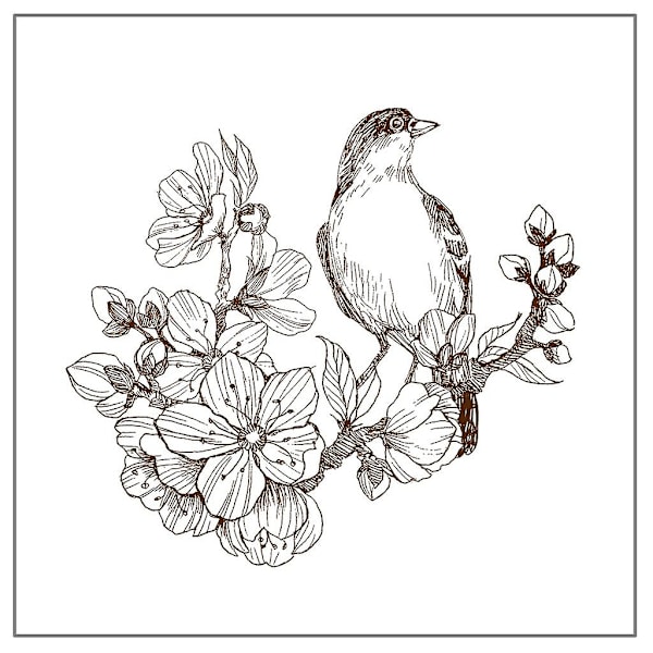 Gren Fugl DIY Silikon Klar Stempel Forsegling Scrapbook Preging Al