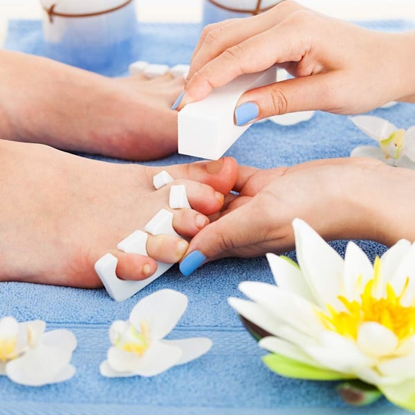 10 st vita nagelbufferblock, vit buffer slipblock professionell salongsnagelbufferblock, nagelkonsttipsverktyg fingermanikyrpedikyrverktyg