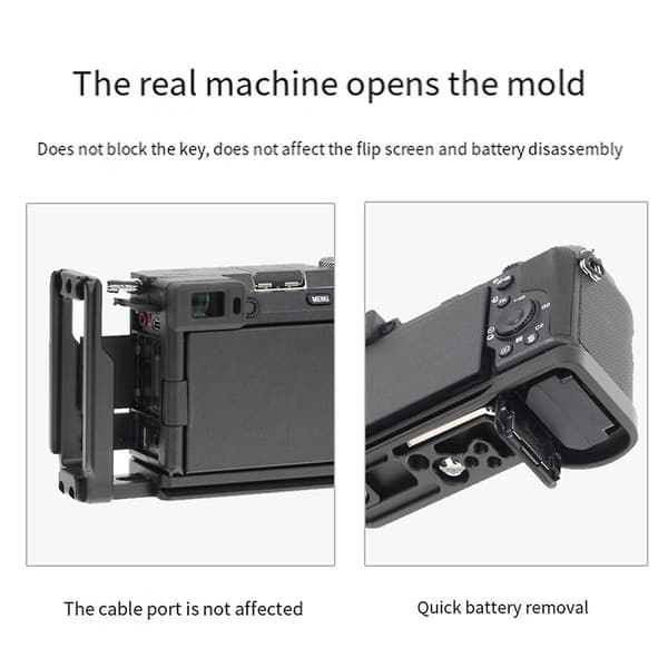 Vertikal Quick Release Plade L Plade A7c2 A7cii A7cr Kompatibel