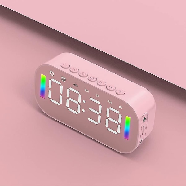 Led Digital Alarm Clock - Led Alarm Clock Radio - Fm Radio - Spegelväckarklocka